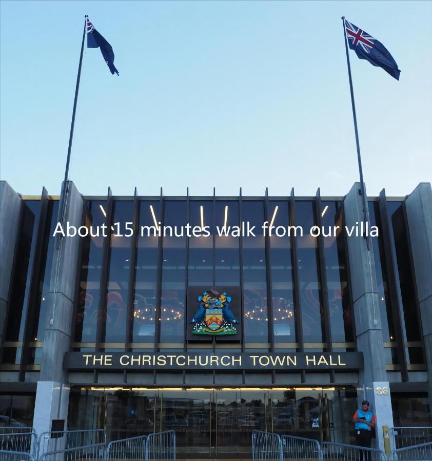 City Centre Superior Villa 3 Large Double Bedrooms Christchurch Bagian luar foto